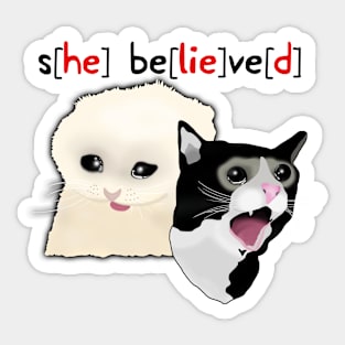 14 Year Old Girl Sbeve Cat Meme Sticker